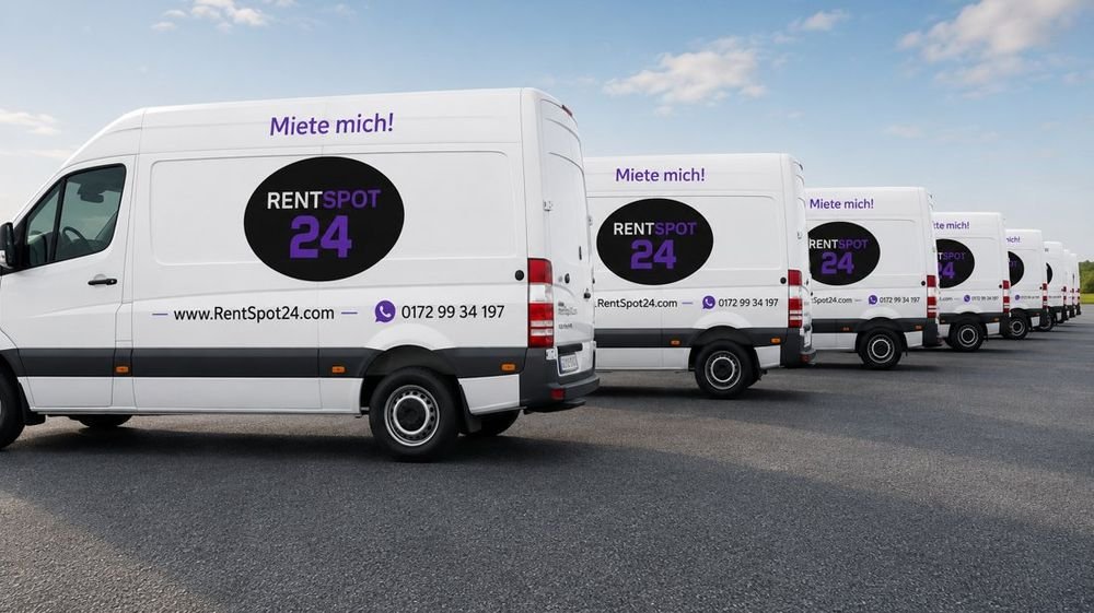 RenTSpot24 Flotte – Sprinter an vier Standorten